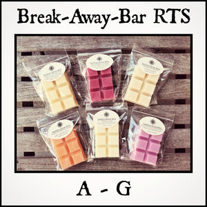Break-Away Bar: #, A - G (RTS)